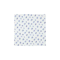 Tissu double gaze de coton plumetis Pensée