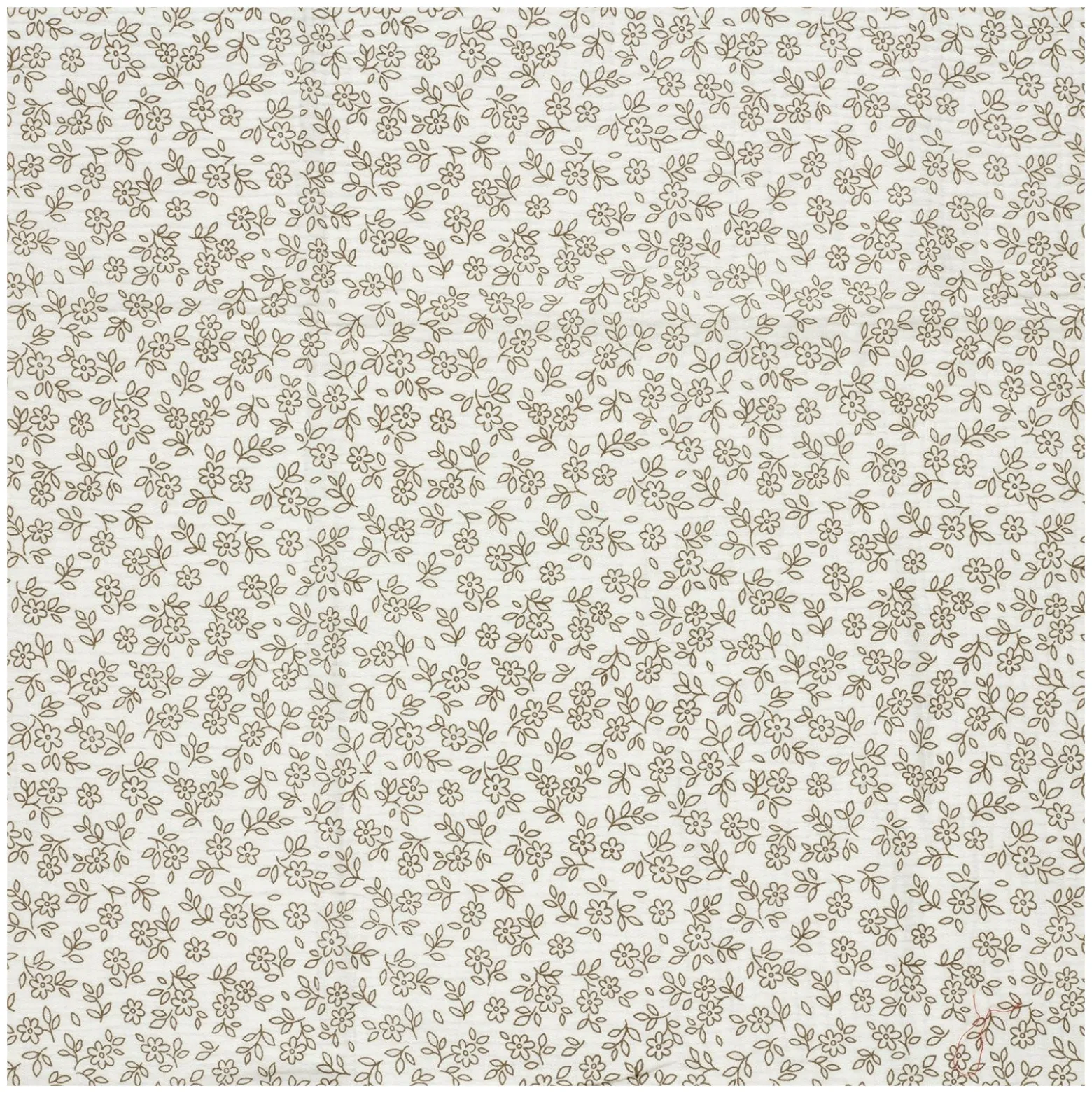 Tissu double gaze de coton Soline - blanc cassé