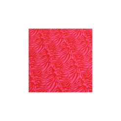 Tissu double gaze de coton Zebra néon