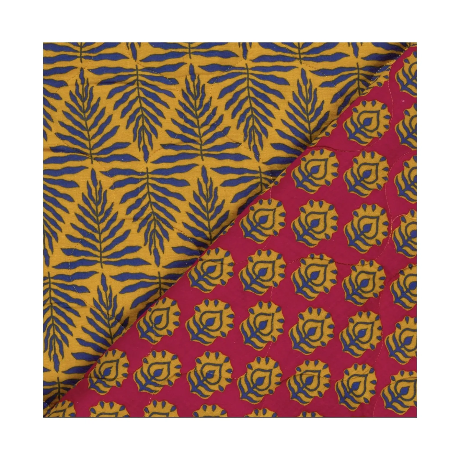 Tissu double gaze matelassé Soli