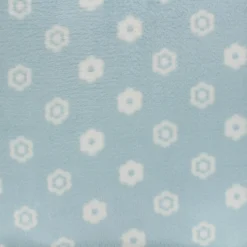 Tissu doudou Flona - bleu