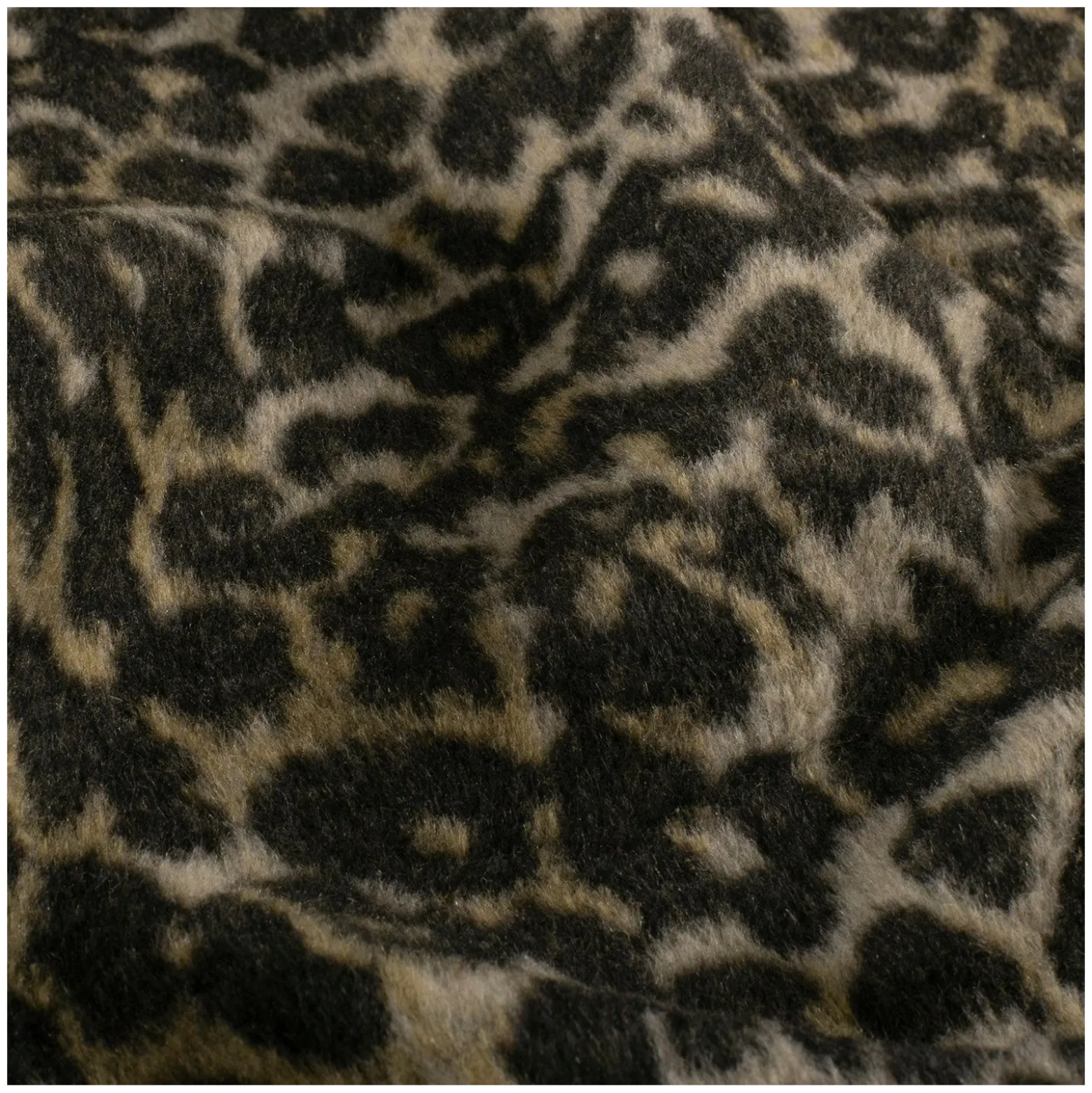 Tissu drap manteau Léopard