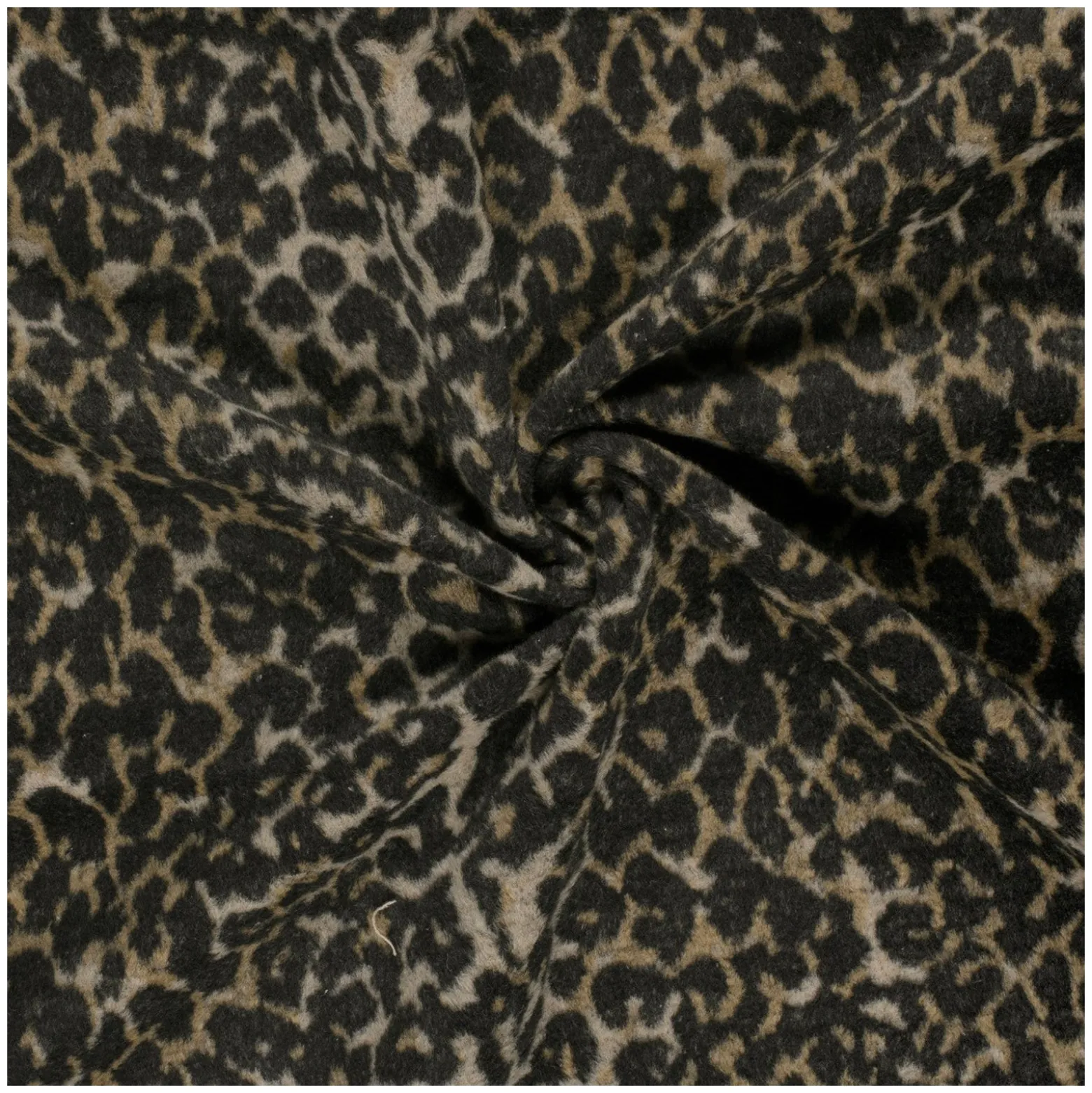 Tissu drap manteau Léopard
