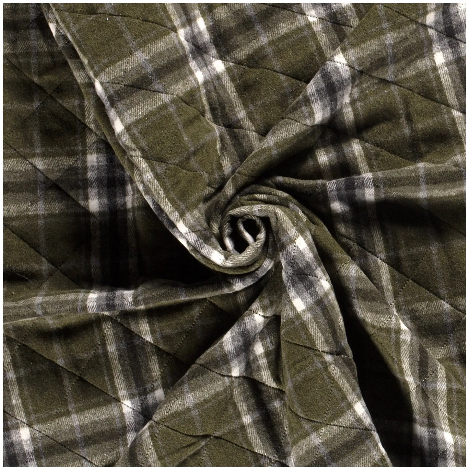 Tissu drap manteau matelassé Elden