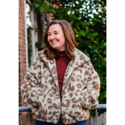 Tissu fourrure sherpa Graou - taupe