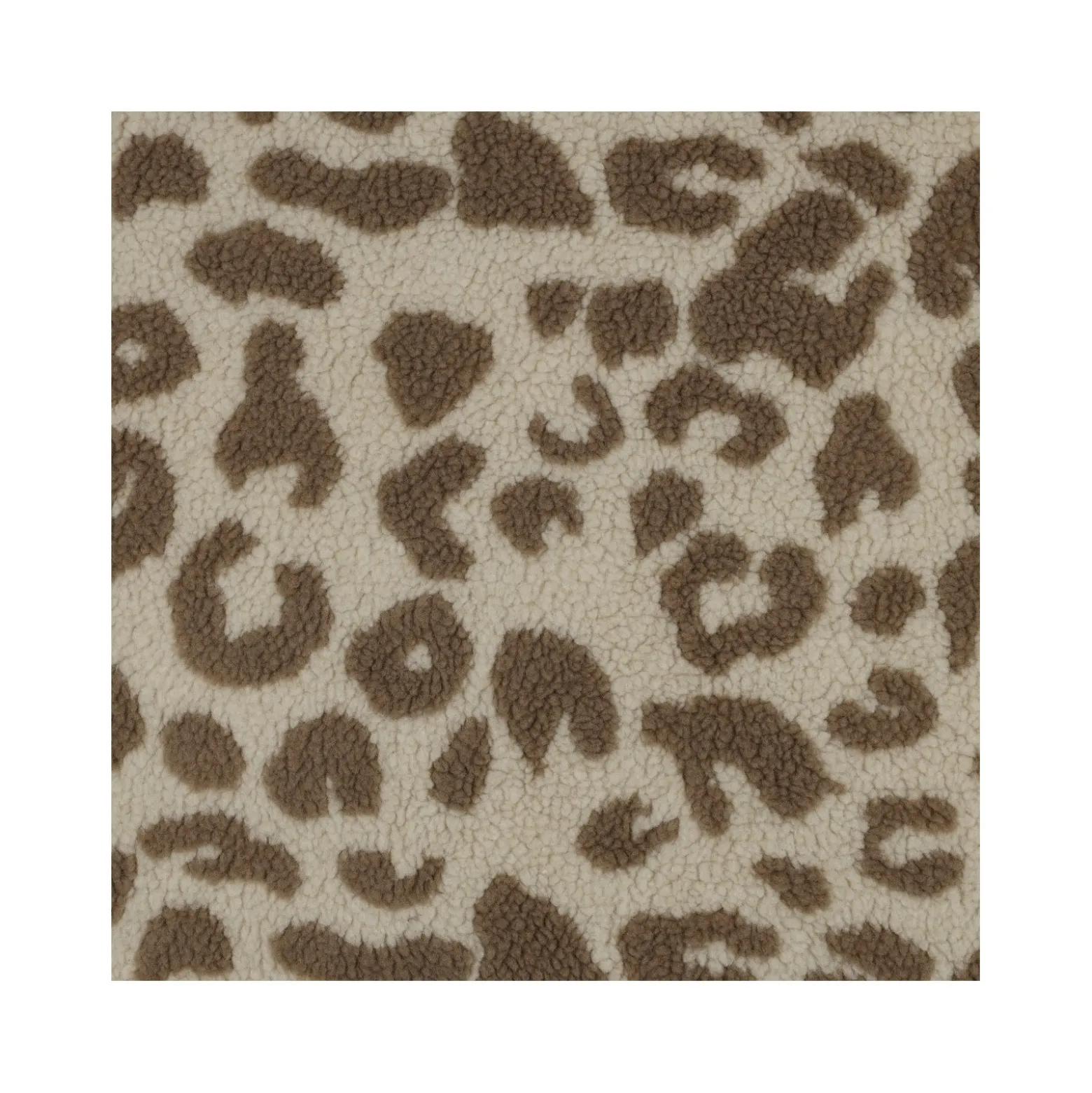 Tissu fourrure sherpa Graou - taupe