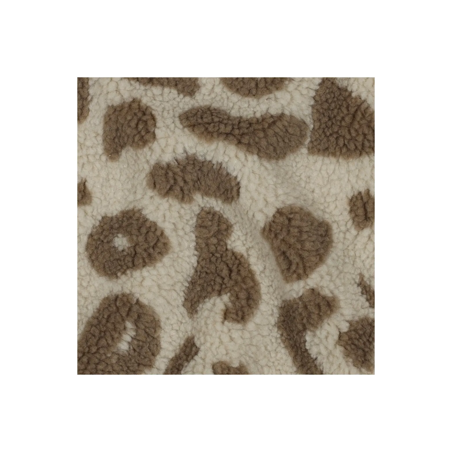 Tissu fourrure sherpa Graou - taupe