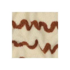 Tissu fourrure sherpa Waves - camel