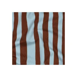 Tissu french terry Jennifer Bouron Stripes - bleu/marron