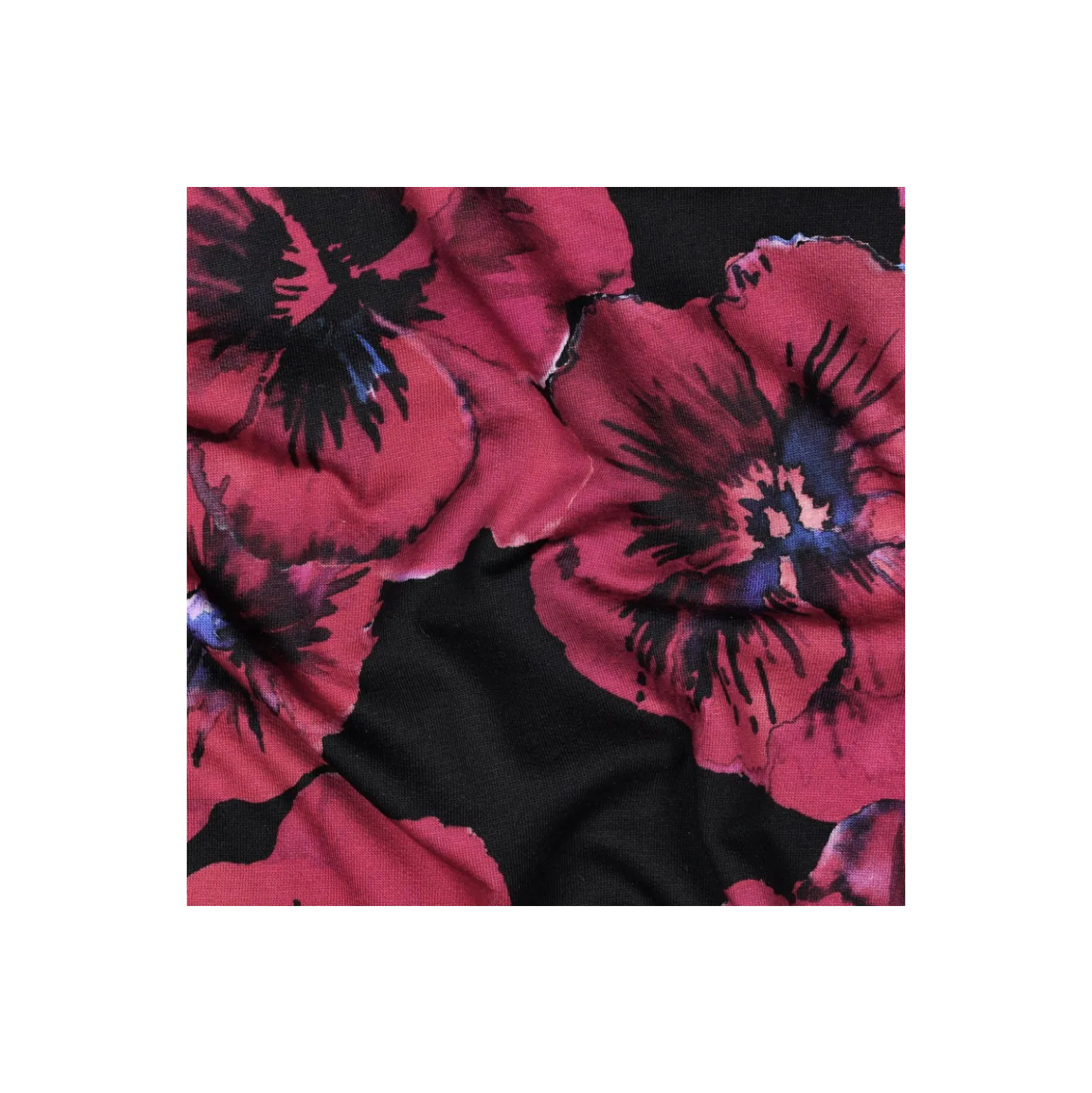 Tissu french terry Noctilis - noir