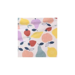 Tissu french terry Summer fruits - écru
