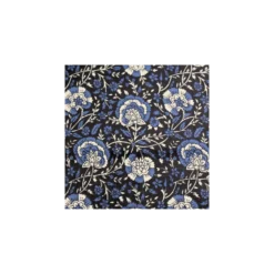 Tissu indien Agra - noir