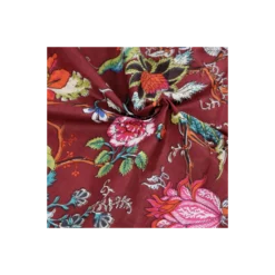 Tissu indien Chandra - bordeaux
