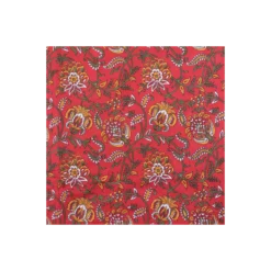 Tissu indien Gaya - rouge