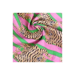 Tissu indien matelassé Tigre