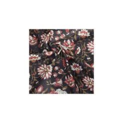 Tissu indien Sual - noir