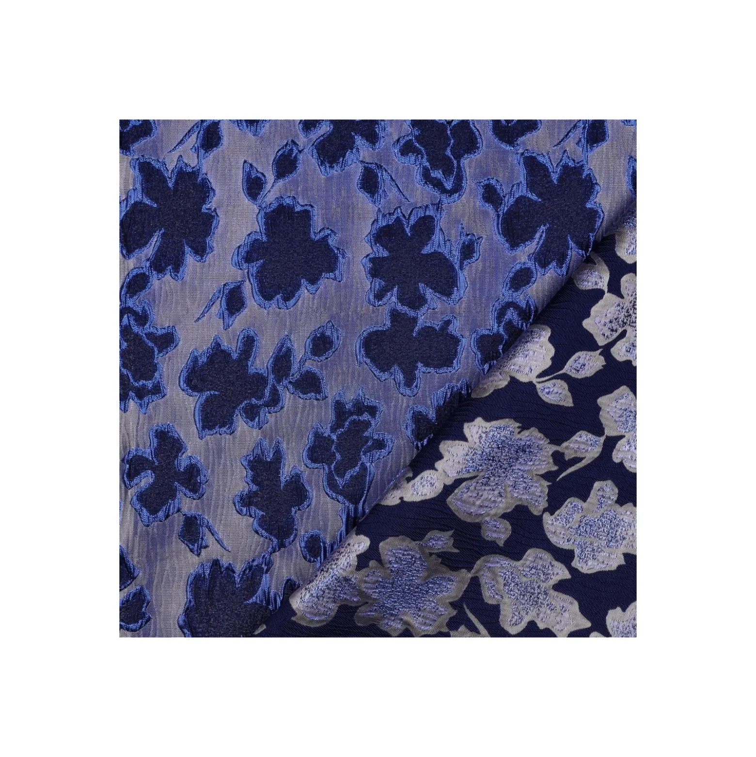 Tissu jacquard Céleste - bleu