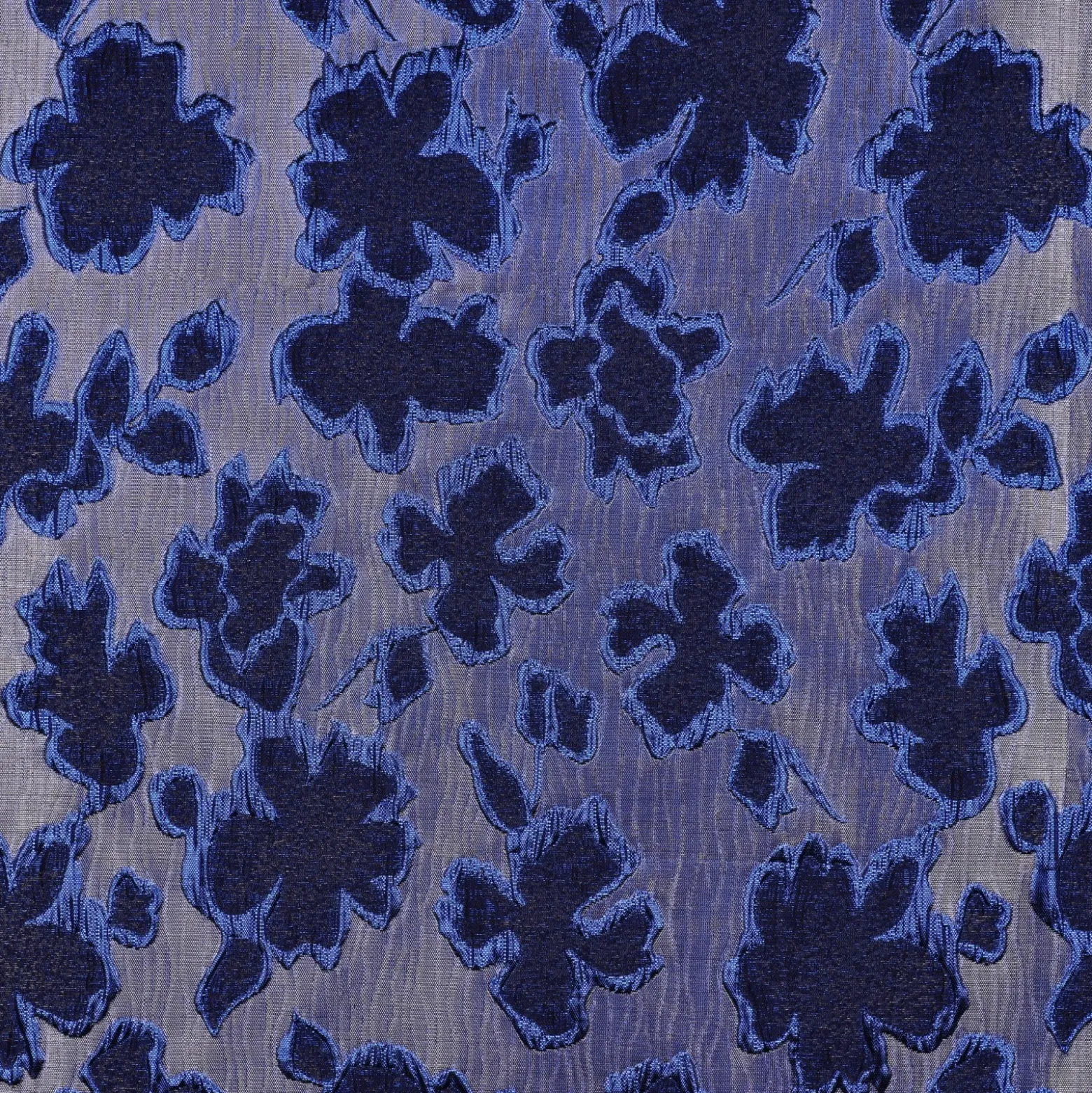 Tissu jacquard Céleste - bleu