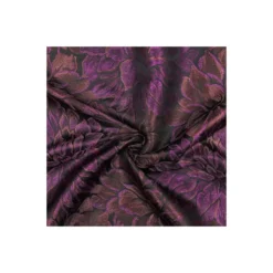 Tissu jacquard Dahlia - noir
