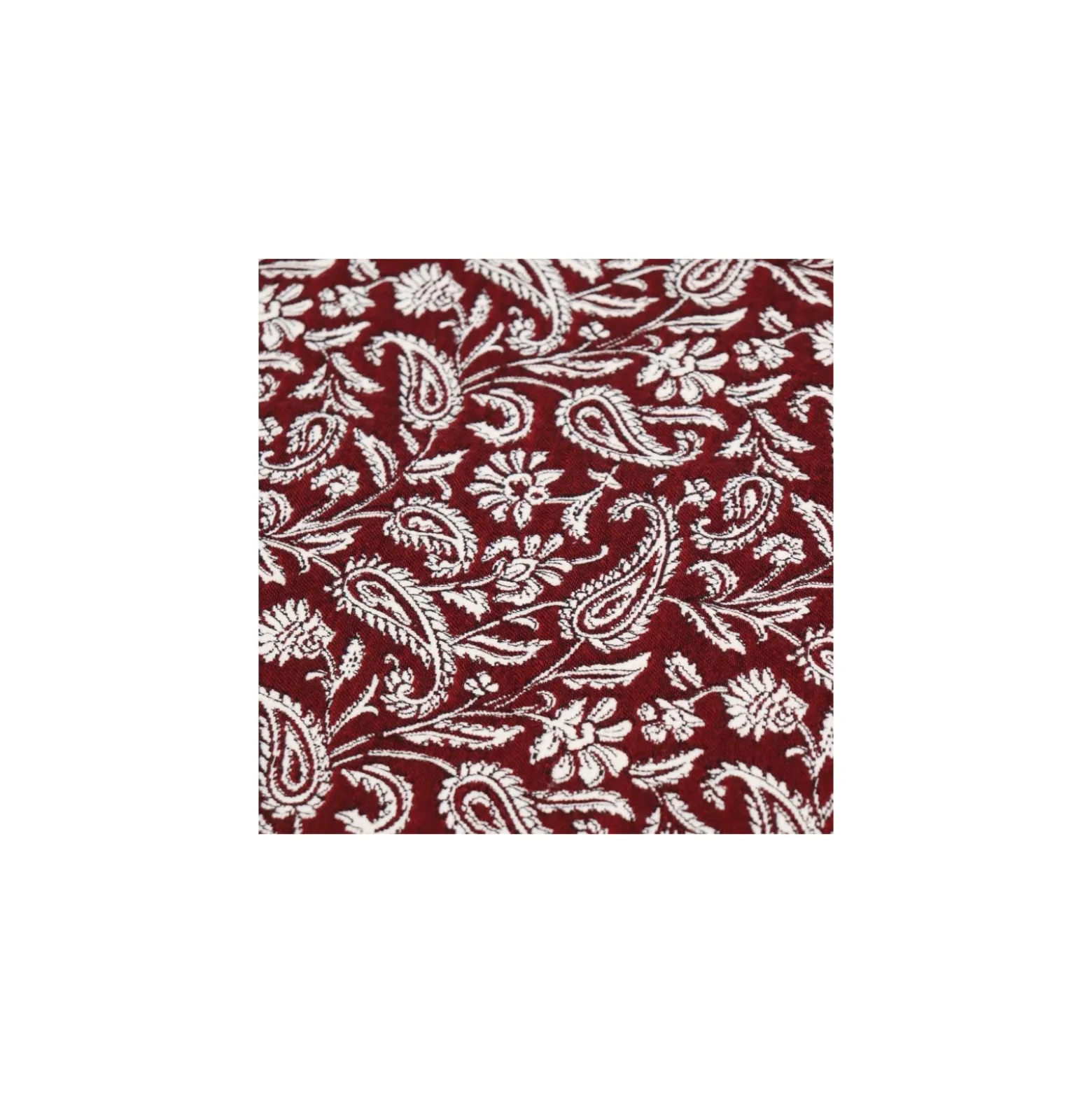 Tissu jacquard Mumbai - bordeaux