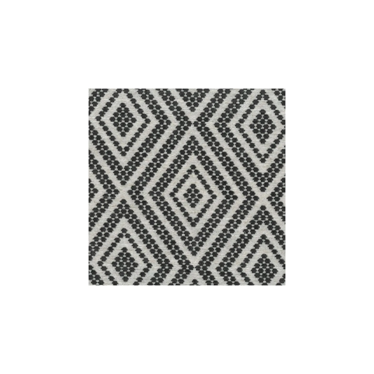 Tissu Jacquard velours Folklore - gris
