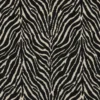 Tissu jacquard Zèbre - noir