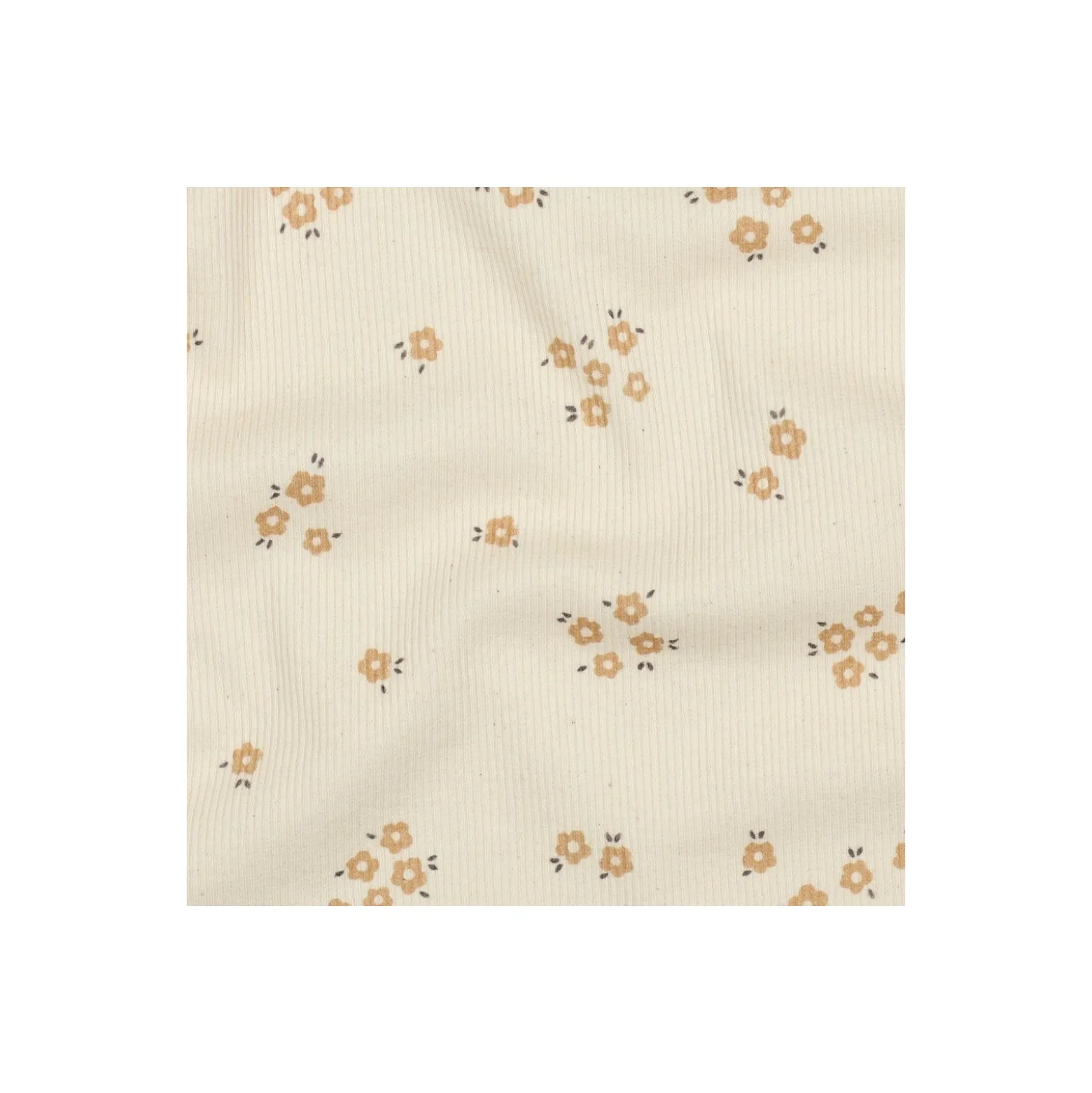 Tissu jersey côtelé Nectar - naturel