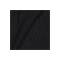 Tissu jersey côtelé - noir