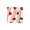 Tissu jersey Fraise - rose