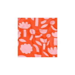 Tissu jersey Jennifer Bouron Tetris Flowers - orange