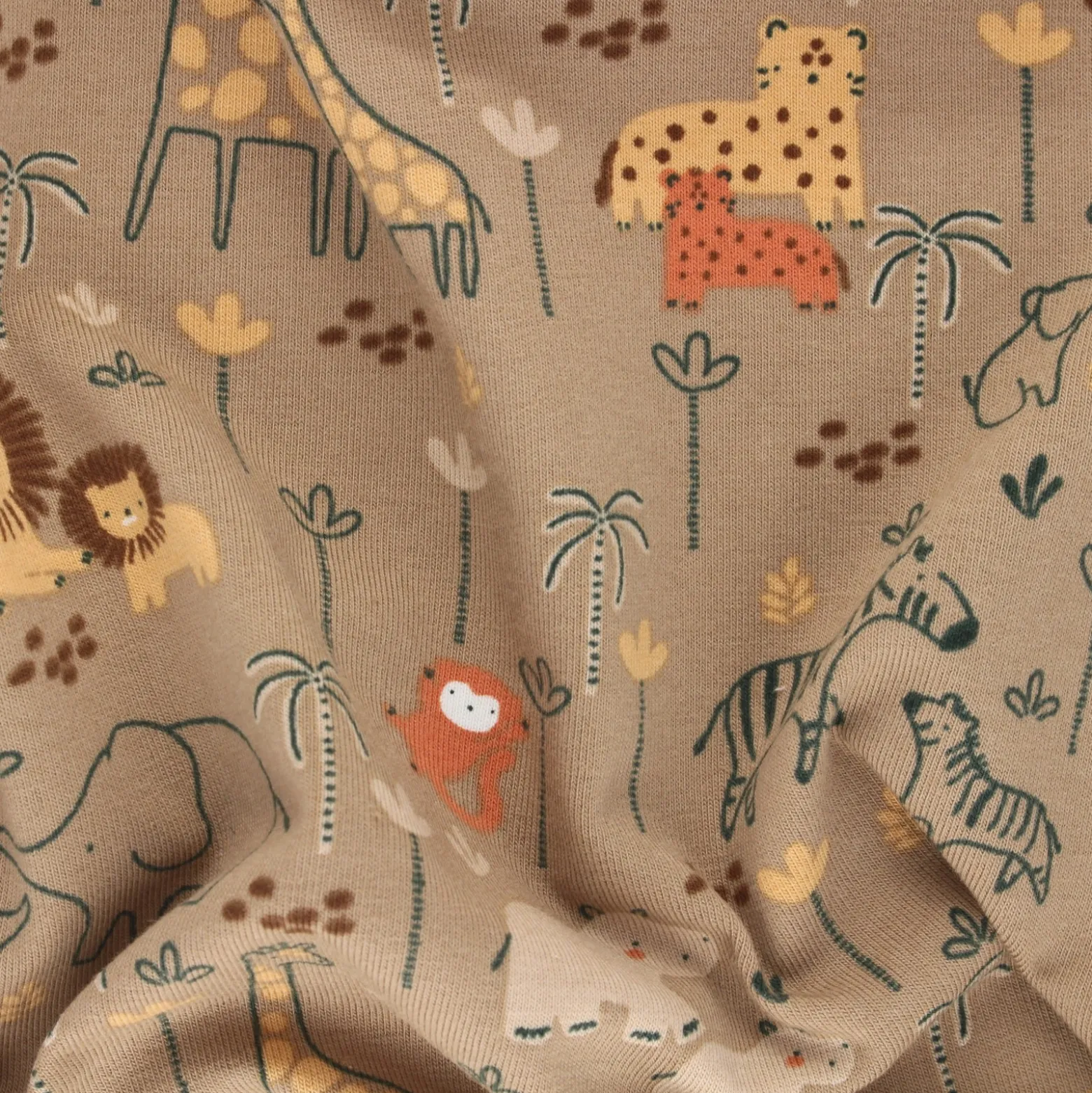 Tissu jersey Poppy Animals B