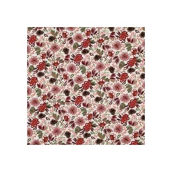 Tissu jersey Poppy Floralyne - écru