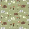 Tissu jersey Safari éléphant