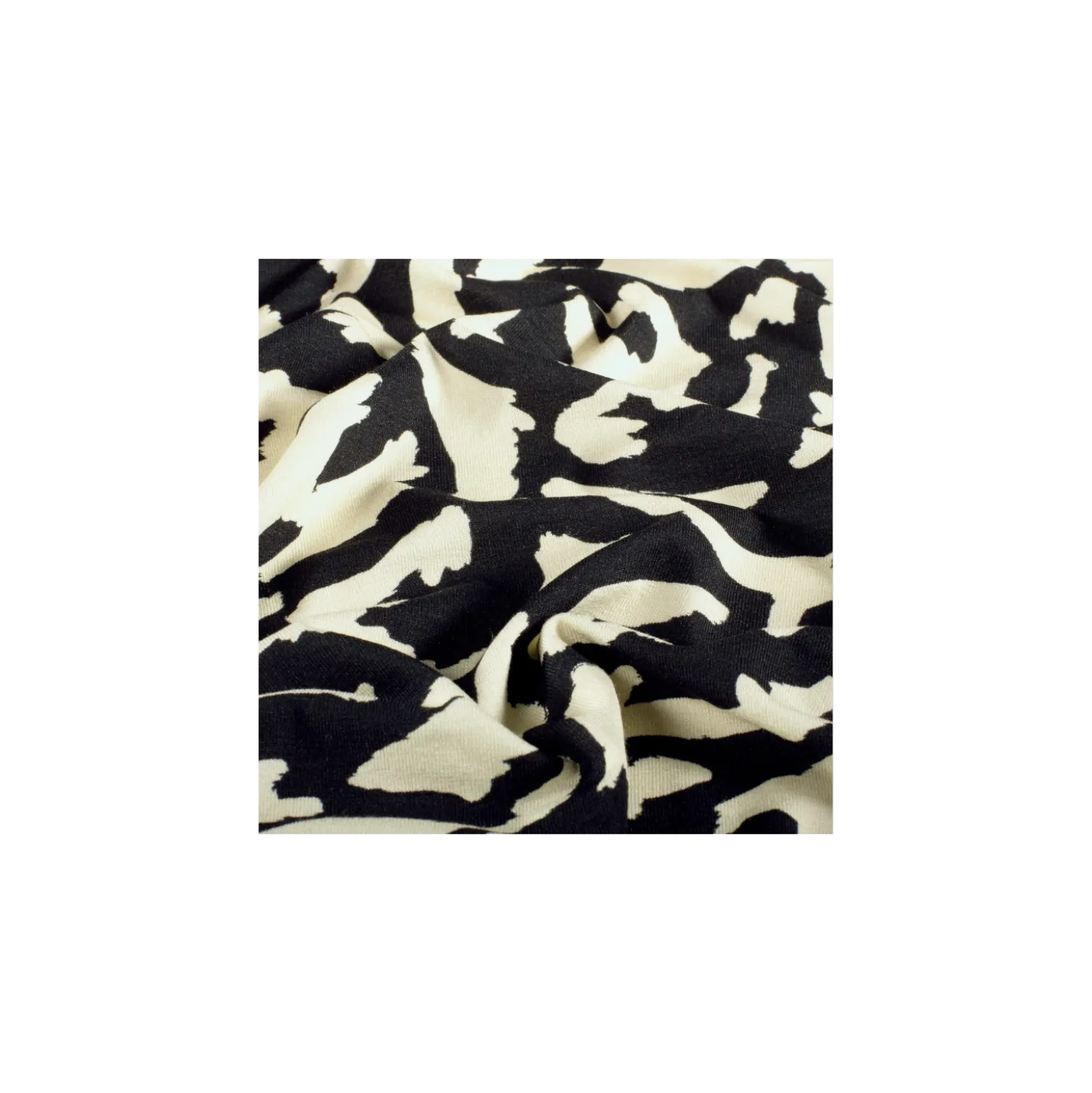Tissu jersey viscose Numa - noir