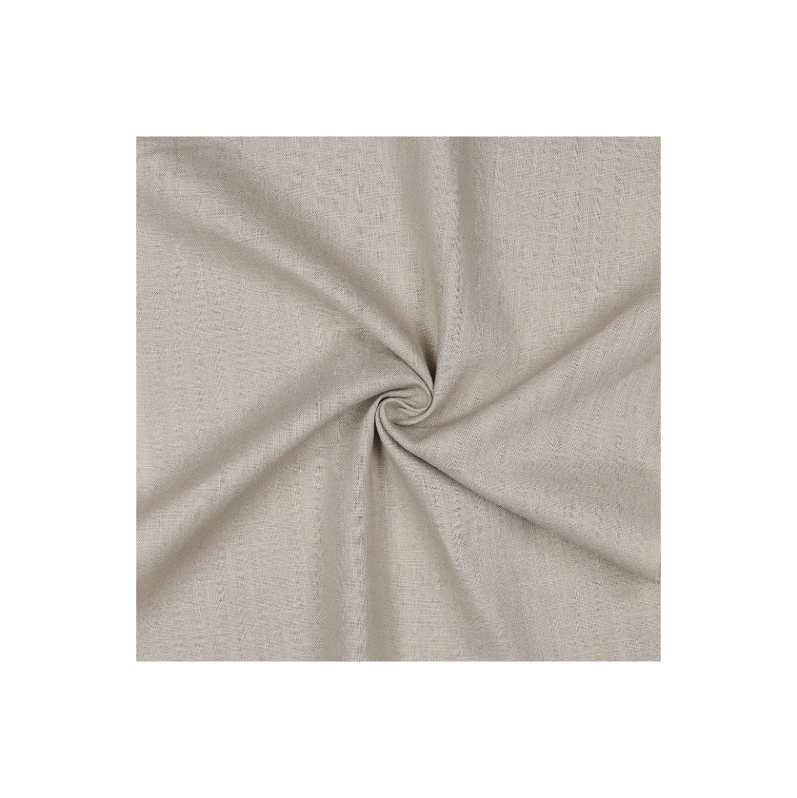Tissu lin lavé - sable