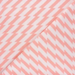 Tissu maille jacquard Sweet home Good vibes - rose
