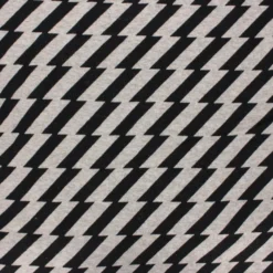 Tissu maille jacquard Sweet home Good vibes - noir