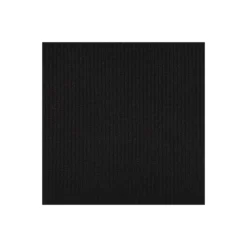 Tissu maille tricot côtelé lurex - noir