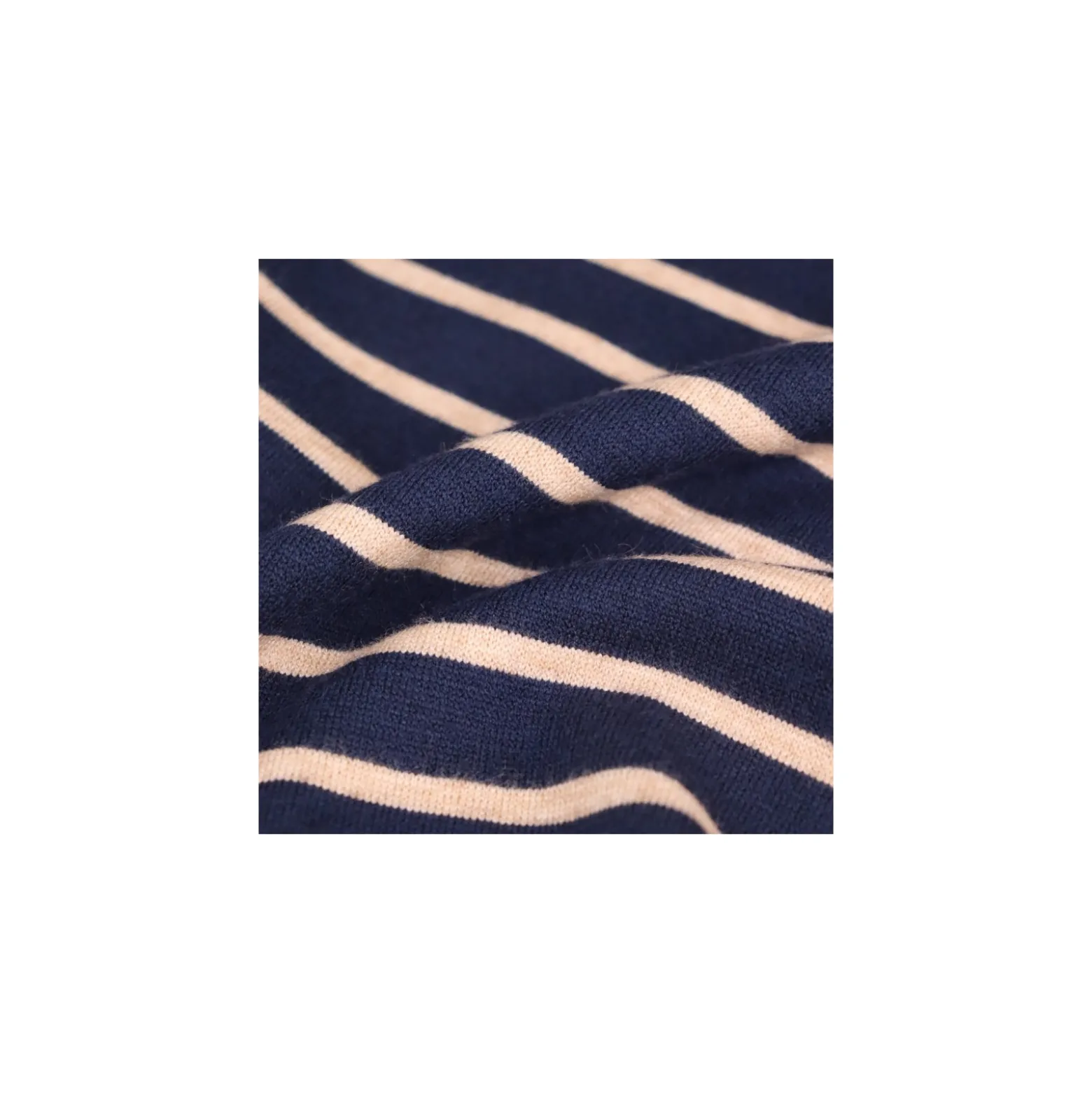 Tissu maille tricot Marinière