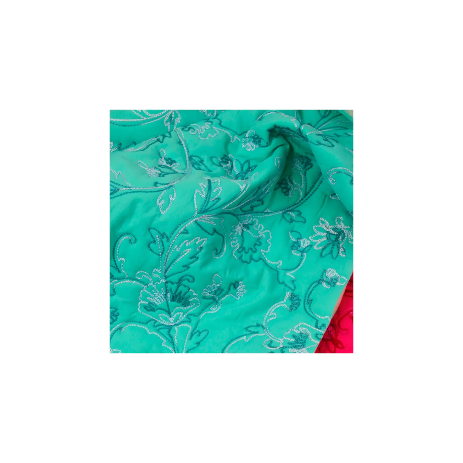 Tissu matelassé doudoune Chloris - vert