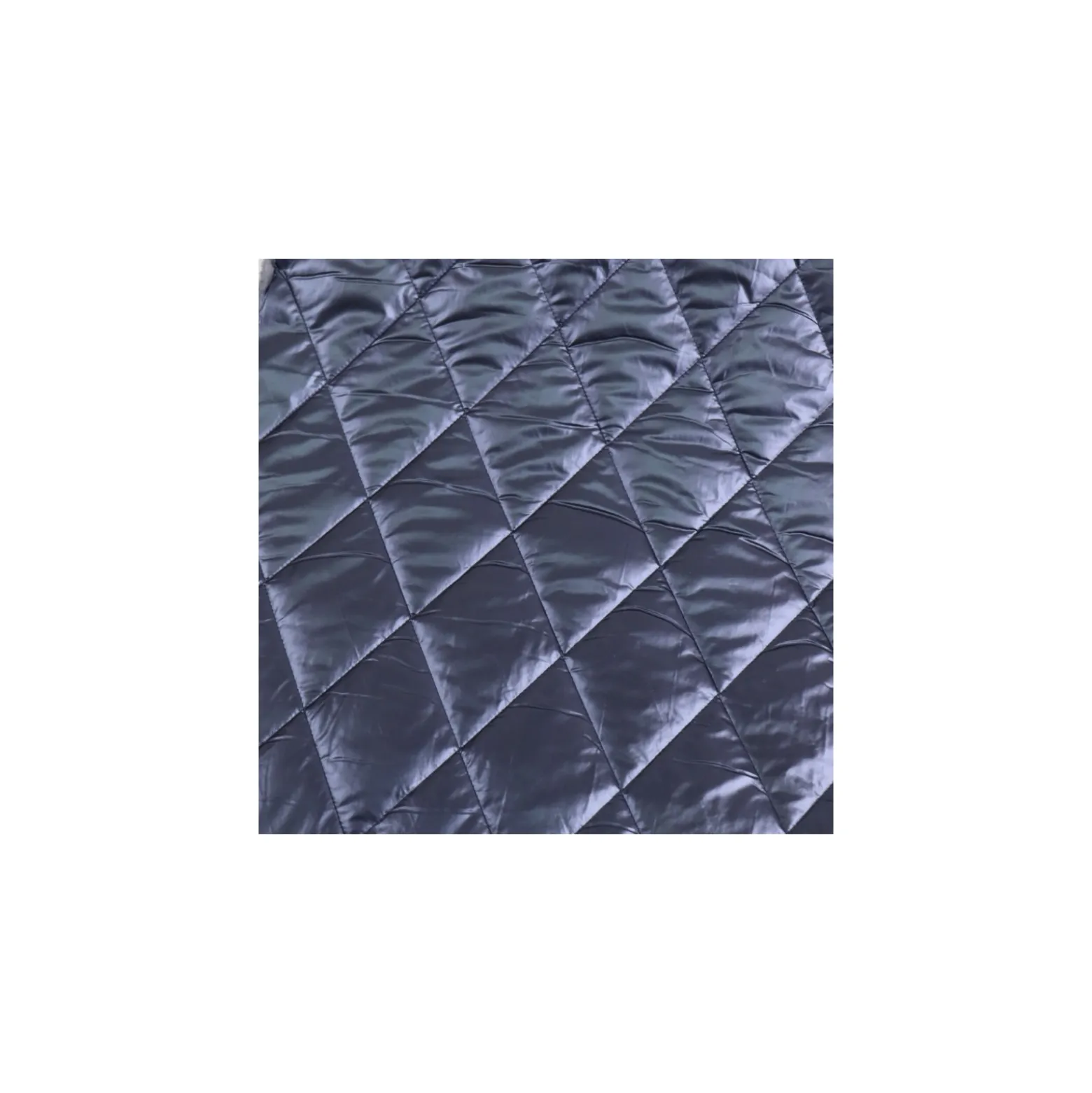 Tissu matelassé doudoune métallisé