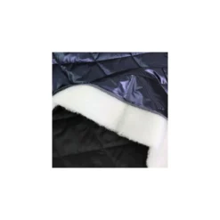 Tissu matelassé doudoune métallisé