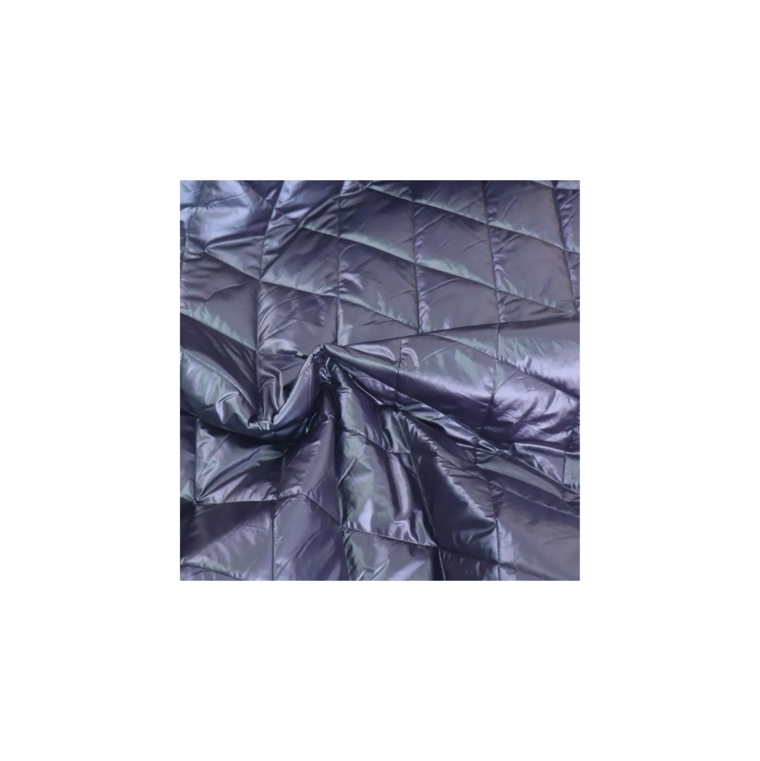 Tissu matelassé doudoune métallisé