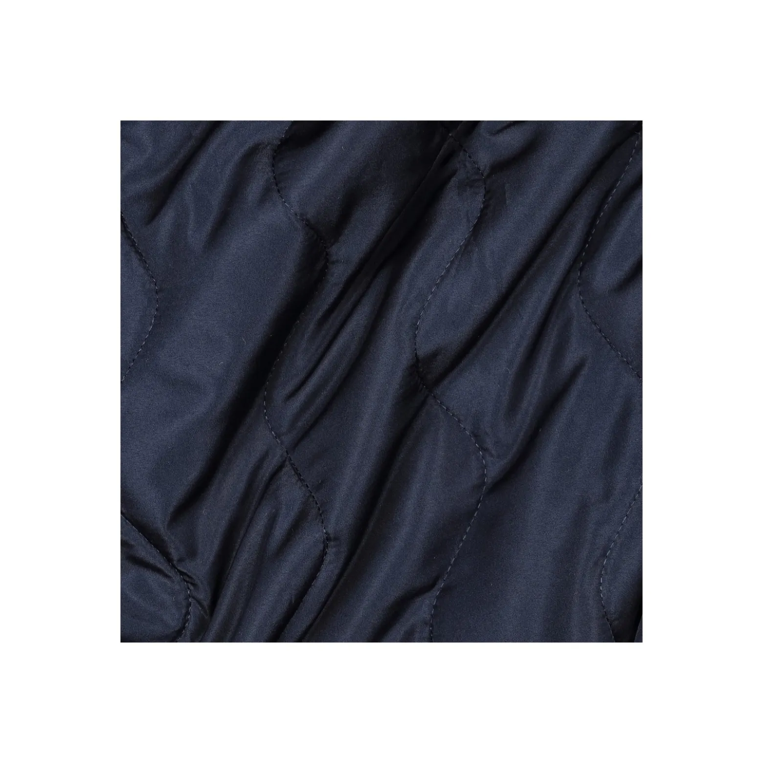 Tissu matelassé doudoune Waves - bleu marine