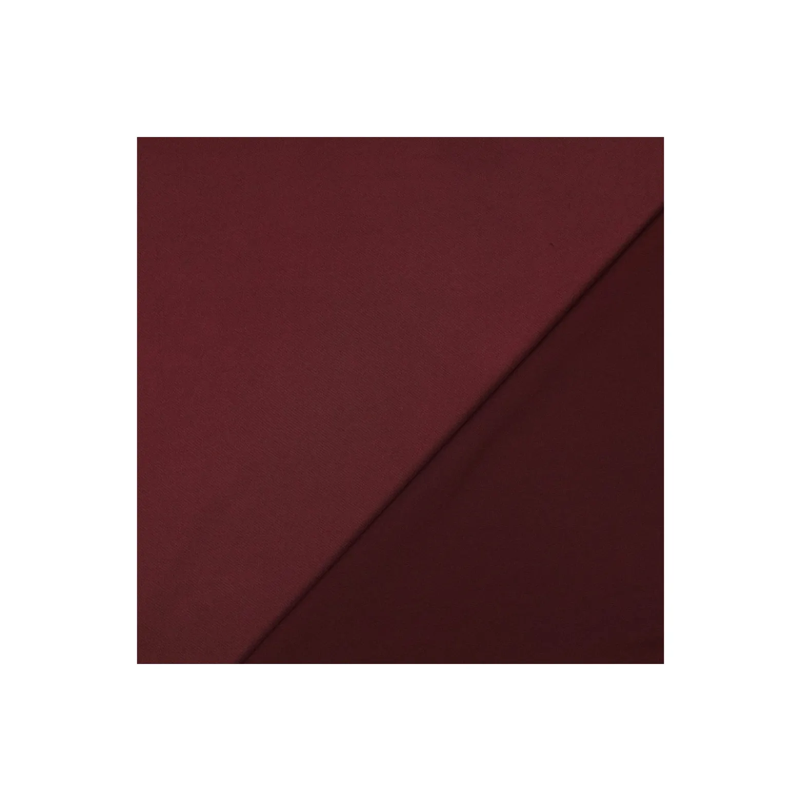 Tissu micro satin touché soie - bordeaux