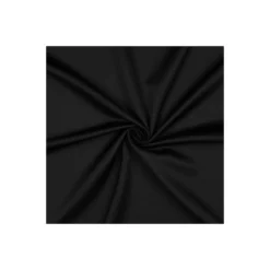 Tissu micro satin touché soie - noir