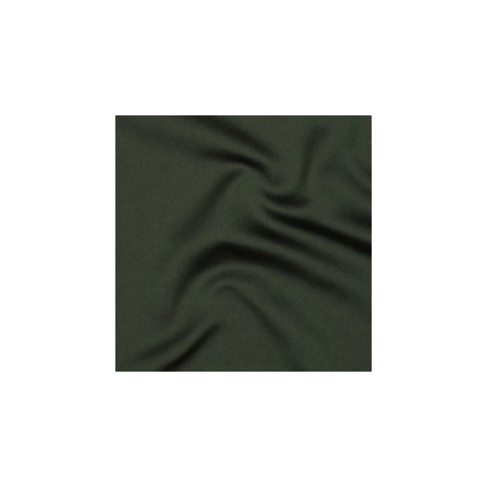 Tissu micro satin touché soie - vert foncé