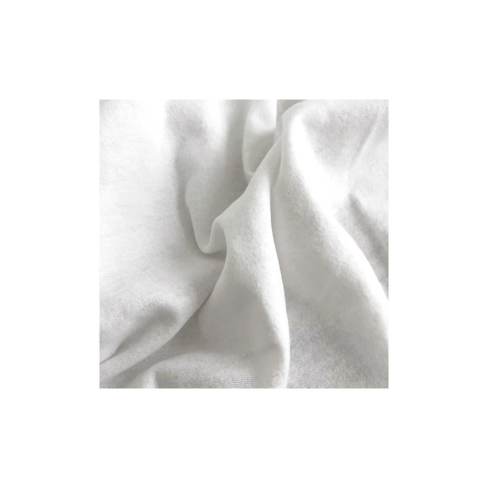 Tissu molleton Dourêve grande largeur (250cm) - blanc