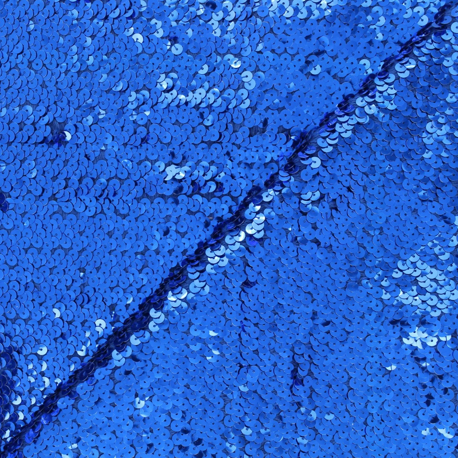 Tissu Paillettes Bustier Bleu roy - Coupons : 10cm, 40cm