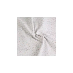Tissu piqué de coton Florelle - blanc